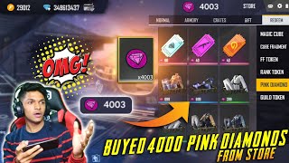 I Buyed 4000 Pink Diamonds in Subscriber Account And New World Record OMG At Free Fire 2020