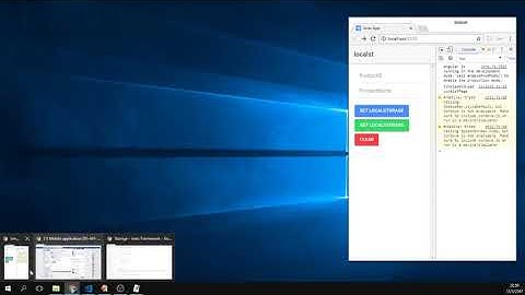 Ionic Framework การใช้งาน LocalStorage