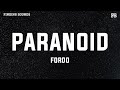 Fordo - PARANOID (Lyrics)