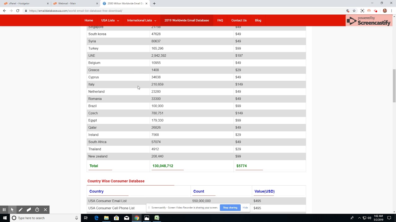Update 17 Millionen deutsche Verbraucher-E-Mail-Datenbank | Email Adressen Kaufen | E mail Adressen Liste