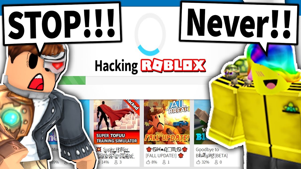 Tofuu Is Hacking Roblox And I Have To Stop Him Youtube - stop hacking roblox