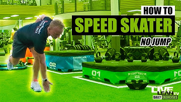 How To Do A NO JUMP SPEED SKATER WITH REACH | Exercise Demonstration Video and Guide