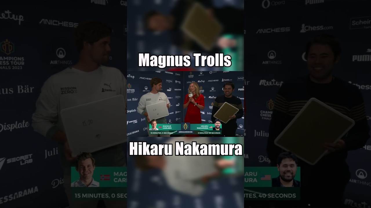 Hikaru Trolls GM #chesstok