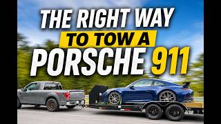 The RIGHT Way to Tow a Porsche 911 (or any car) and AVOID Expensive Damage!  #porsche #f150 #towing