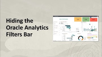 Hiding the Oracle Analytics Filters Bar