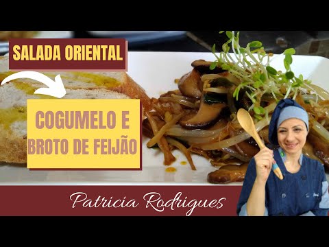 Vídeo: Salada Com Broto De Feijão Mungo E Tofu Frito