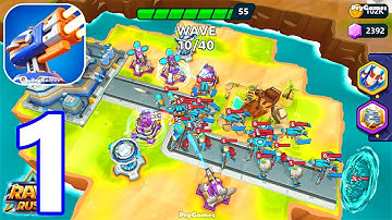 Raid Rush: Tower Defense TD - Gameplay Walkthrough Part 1 Tutorial (Android,iOS)