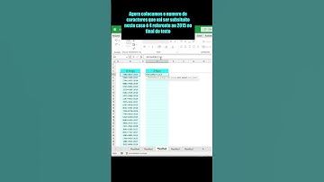 Função mudar muito útil #excelelevado #excel #planilhas #excelavancado #exceltutorial #atalhosexcel