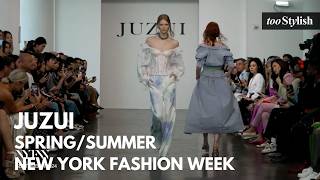JUZUI | Spring Summer | New York Fashion Week NYFW | tooStylish Fashion Show Runway Review [4K] screenshot 3