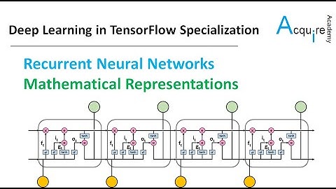 Deep Learning in TensorFlow #5 L2 - RNN: Mathematical Representations