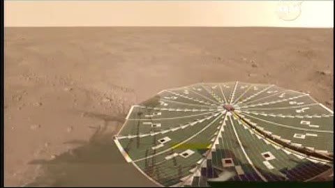 NASA Phoenix Lander Detects Snow on Mars