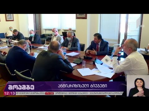 ანტიკრიზისული ბიუჯეტის განხილვა პარლამენტში