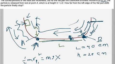 Physics: Work and Energy (problem example)