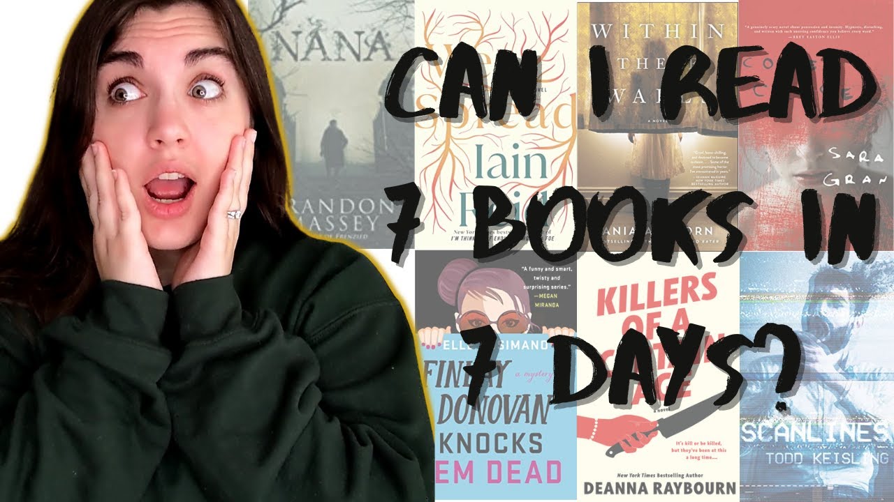 attempting to read 7 books in 7 days | reading vlog | booktube - YouTube