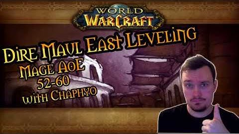 Chaphyo | INSANE Mage AoE Leveling (85k exp/hour) - Dire Maul East (DME) - Level 52-60