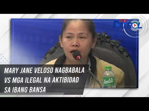 Mary Jane Veloso nagbabala vs mga ilegal na aktibidad sa ibang bansa | TV Patrol