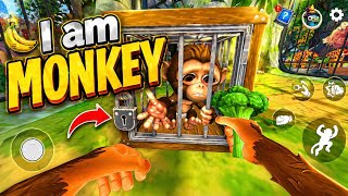 How do I get this little monkey out of the cage? 😰 | I Am Monkey Game screenshot 1