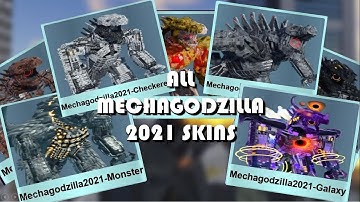 All MECHAGODZILLA 2021 SKINS in Project Kaiju 4.0