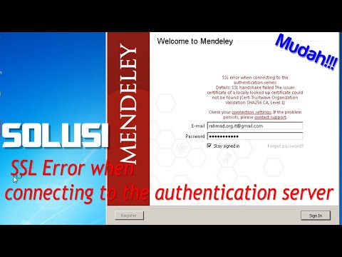 SSL error when connecting to the authentication server. Details: SSL Handshake failed the issuer cer