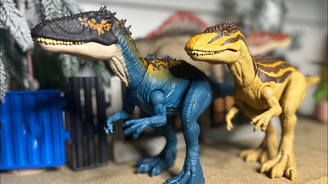 Jurassic world Dino escape wave 2 Carcharodontosaurus v2(dark blue