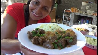 COMIDA BOA É COMIDA SIMPLES- ARROZ COM TEMPERO DE AÇAFRÃO + CARNE DE PANELA!