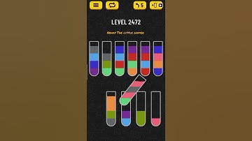 Water sort puzzle level 2472