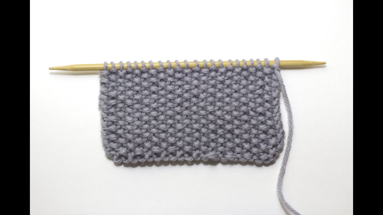 How To Knit The Seed Stitch