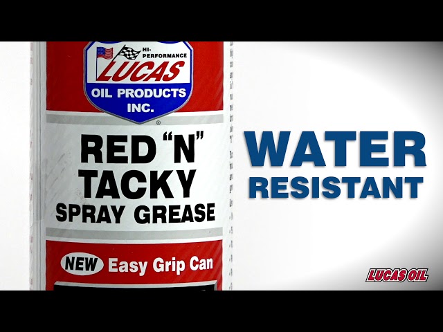 Lucas Red N Tacky Spray Grease - It Works! 