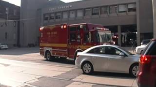Toronto Fire Highrise 332 Hazmat 332 and District Chief 33 Responding