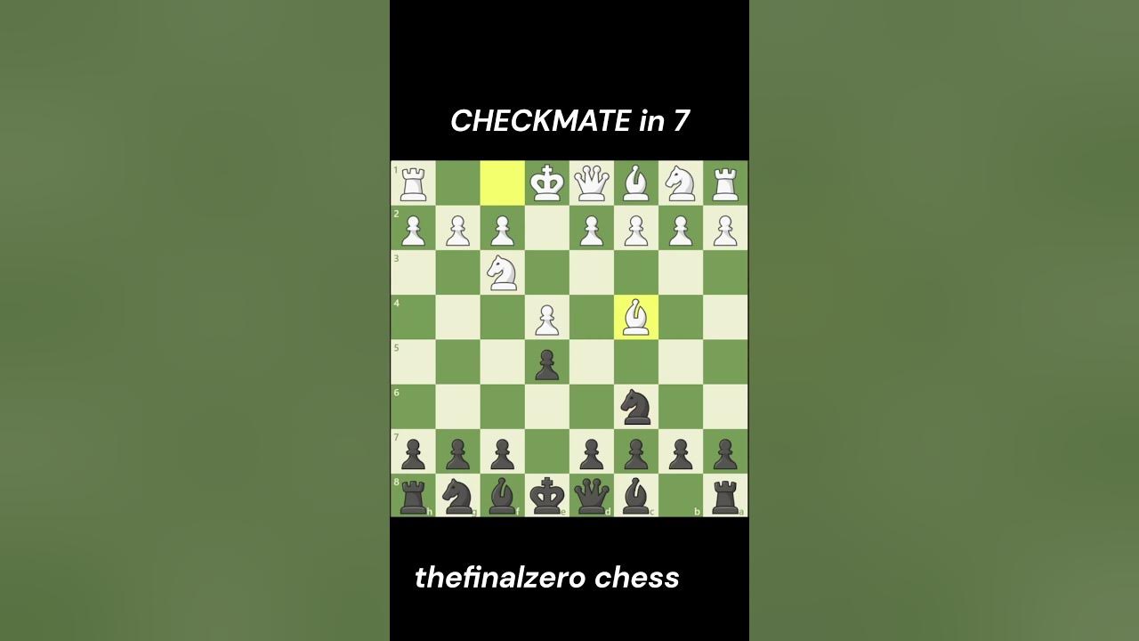 ▷ Learn The Chess 7 Move Checkmate!