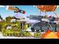 Evil tank vs good tank. Machine tank cartoon. Animation about tanks. Monster Truck kids.