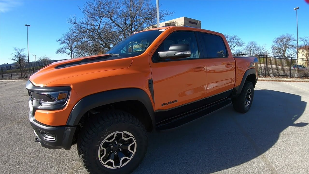 2022 RAM TRX ''IGNITION EDITION'' Orange Exterior, Black and Orange