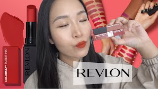 Swatches/Reviews[Revlon] Colorstay suede ink lipstick & Colorstay limitless matte liquid lipstick