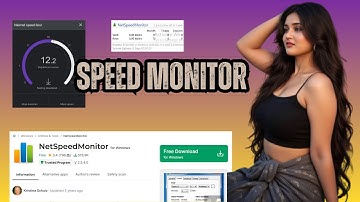 Enable Internet Speed Monitor in Windows Taskbar | How to Add Internet Speed Meter in Windows 10,11