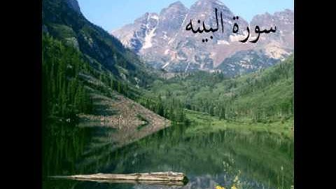 سورة الزلزلة والبينه والقدر للقارئ ادريس ابكر