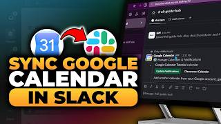 How To Sync Google Calendar With Slack (𝟮𝟬𝟮𝟲) | 100% WORKS | NO Yapping, To The Point! | FAST & EASY