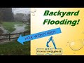 Restoring a Drainage Ditch to solve backyard flooding