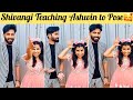 Shivangi Teaching Ashwin to Pose❤️ ||Cook with Comali 2 Fun moments @ Vijay TV set😂