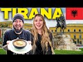 First Impressions of TIRANA, ALBANIA 🇦🇱 - ALBANIAN FOOD completely SURPRISED us!