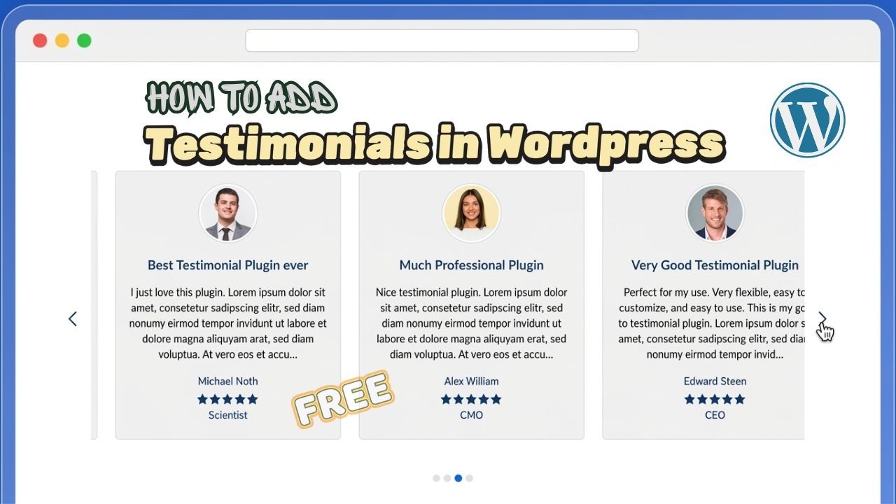how to Add Testimonials in Wordpress | Testimonials in Wordpress ...