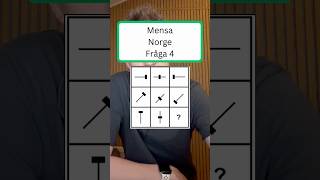 Mensa Norge Fråga 4 - #mensa #iq #iqtest #test #logik