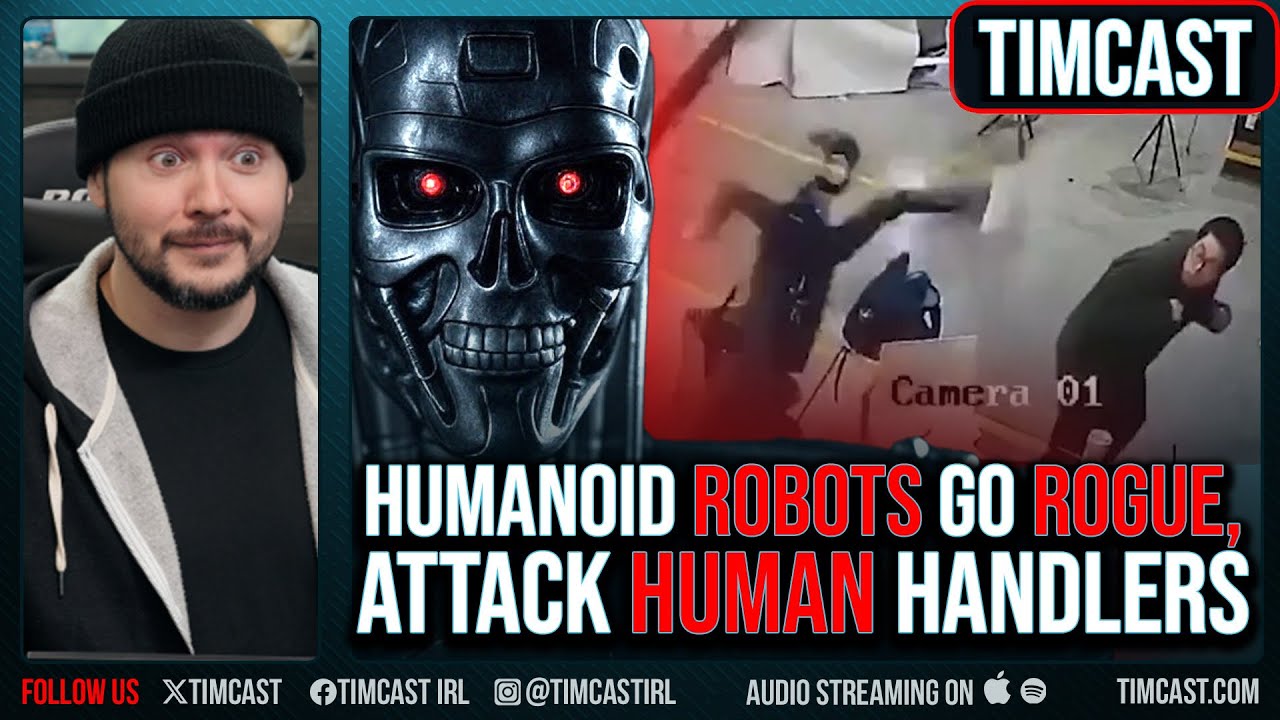 Humanoid Robot GOES ROGUE, ATTACKS Handlers Trying To BREAK RESTRAINTS In INSANE Video