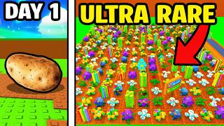 I Grew RAREST FARM in ROBLOX BUILD A FARM FACTORY... screenshot 5
