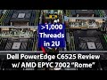 Dell EMC PowerEdge C6525 AMD EPYC Powered Kilo-Thread Server Review