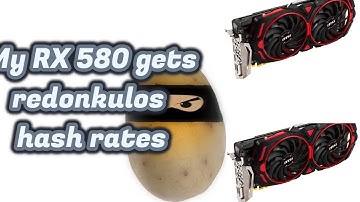 Redonkulos rx 580 hashrate