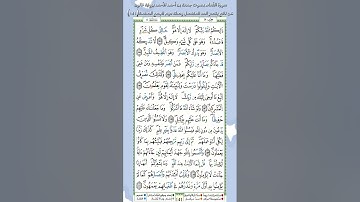 سورة الأنعام برواية قالون عن نافع بقصر المد المنفصل وصلة ميم الجمع الصفحة(١٤١)