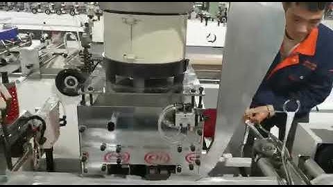 CHOVYTING doypack pouch machine with in line slider zipper insert function