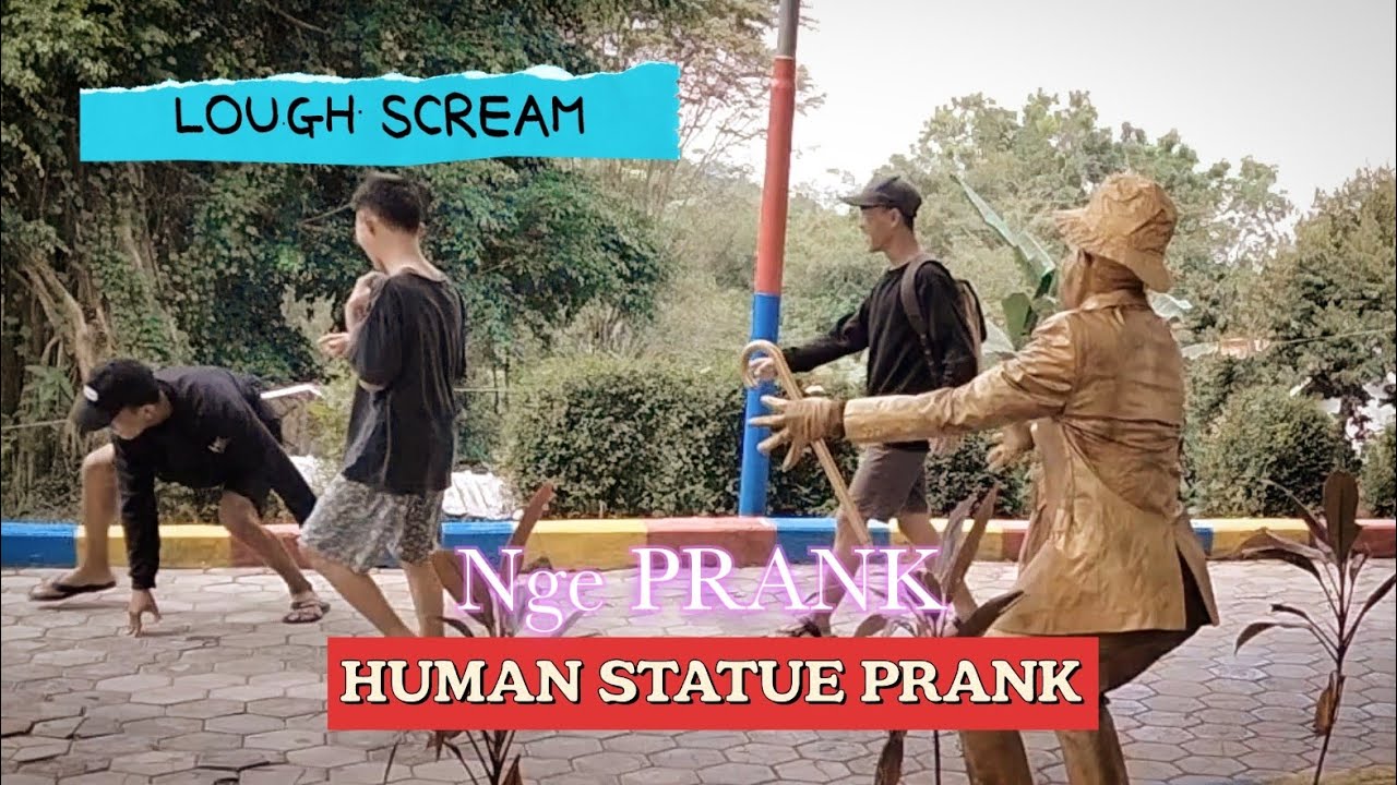 Human Statue Prank Prank Patung Hidup 2023 YouTube