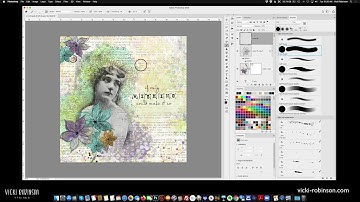 Adding Hidden Journaling to your Digital Art Journaling or Scrapbooking Page