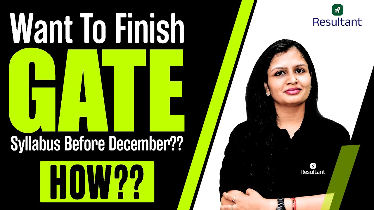 Want to finish gate syllabus before december 5 month preparation
